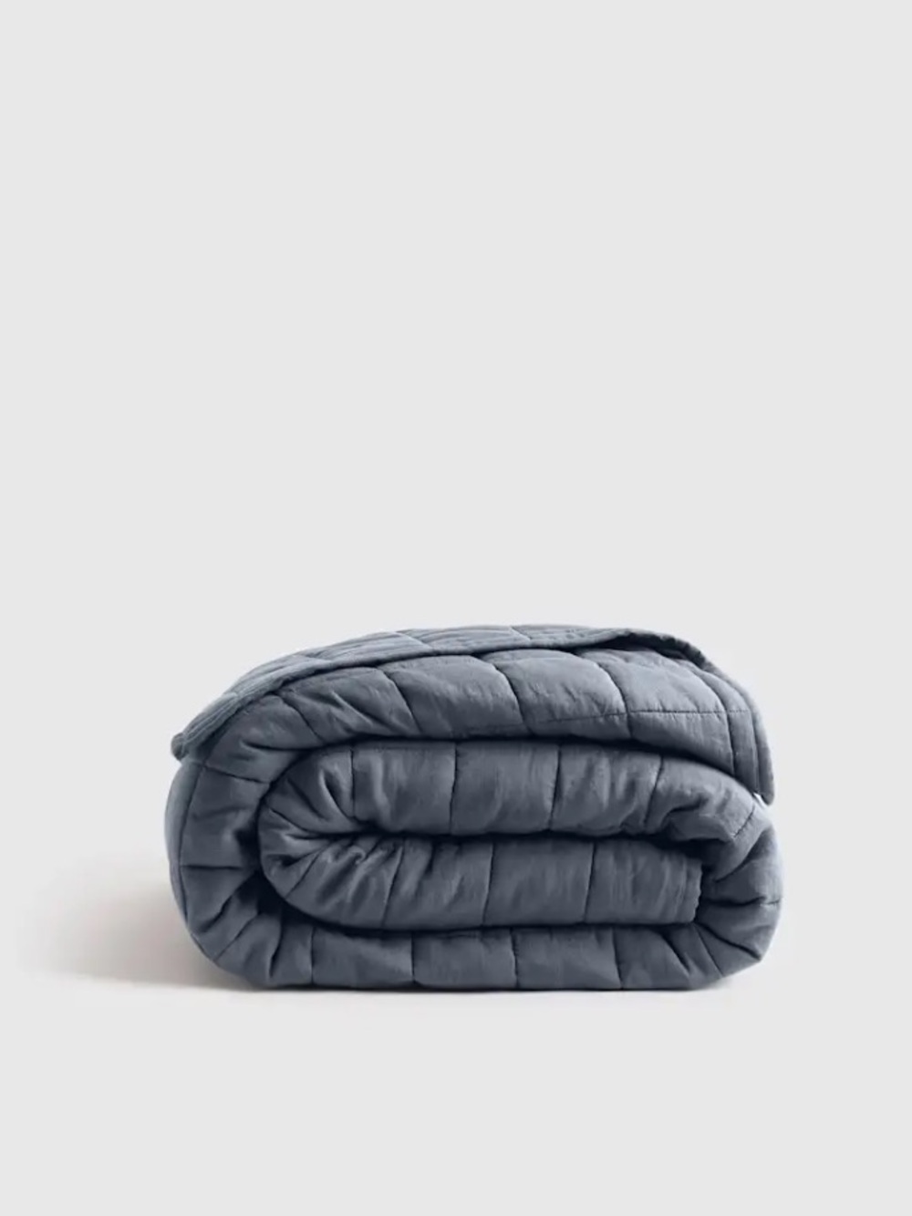 Quince European Linen Box Quilt Nightfall King/Cal King